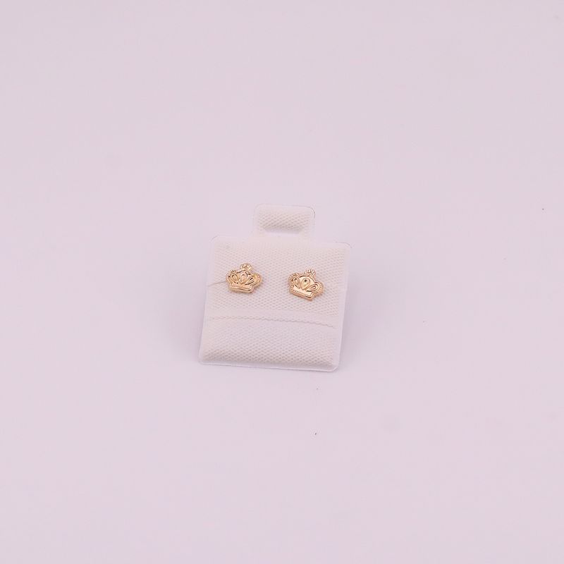 Broqueles Corona Diam. 10k 0.1g